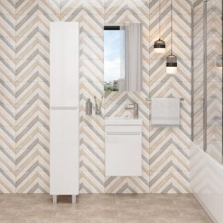 Подвесная тумба под раковину Onika Милтон 104007 40см белый